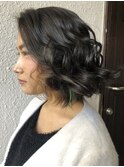 インナーグレイ・切りっぱなしボブ【デザインカラー+α】