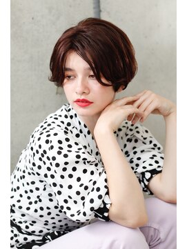 ヘア アンド スパ エジェリ プリム(hair&spa egerie prime) 暖色カラー/大人の抜け感ショート/艶カラー/20代/30代/40代/50代