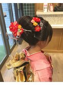 【neolive plus 向ヶ丘遊園】七五三 ヘアセット 新日本髪 日本髪