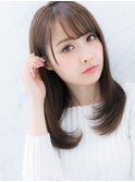 ＊LOREN＊大人かわいいナチュラルストレート小顔セミロング