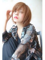 ブーケ(BOUQUET)&nbsp;オレンジ透明感カラー　艶髪　重軽ヘア