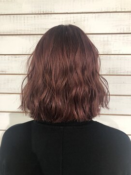 ビーヘアサロン(Beee hair salon) 【渋谷エクステ・カラーBeee/安部 郁美】ピンクカラー