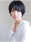 【Lond佐野】黒髪厚めバング 小顔スリークボブ 色気ローライト