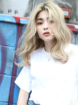 ボンドバイテトテ 三宮元町(BONDbytetote) 外国人風ブロンド×3Dウェーブ