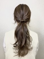 アグランテトラ 野田阪神店(a Gland tetra) 大人可愛いくすみナチュラルベージュ×ふわゆるエアリーロング
