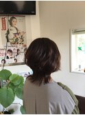 外ハネ個性重視ボブ