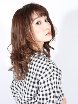 デイジー インデックスヘア 大島店(DAISY index hair) ウルフパーマ　ストカール　暖色系カラー　ロングボブ　グラボブ