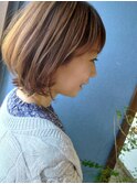 《Kubu hair》丸みくびれボブ