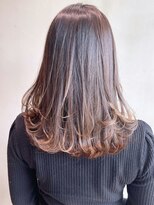 アイティー バイ アルバム 中野店(IT by ALBUM)&nbsp;ラベージュロング_くびれミディイヤリングカラー_ba320491