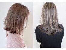 SHAMPOOのこだわり【ヘアカラー＆酸性縮毛矯正】インナー/フェイスフレーミング/バレイヤージュ/ハイライト