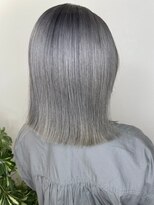 フロート 小阪店(float) ダブルカラー_マロンベージュ Aラインボブ かきあげ