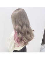 ユニ(Uni.)&nbsp;ハイトーンベージュ×インナーピンク