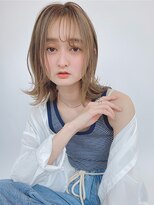 ルービック 奈良(Rubik's)&nbsp;小顔×外ハネ×ハイライトカラー×イルミナカラー