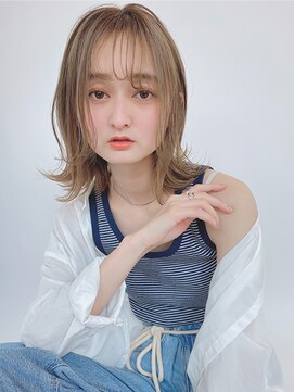 ルービック 奈良(Rubik's) 小顔×外ハネ×ハイライトカラー×イルミナカラー