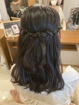 パズードコー(PSSD-CO.+5)&nbsp;ふんわりウェーブハーフアップ