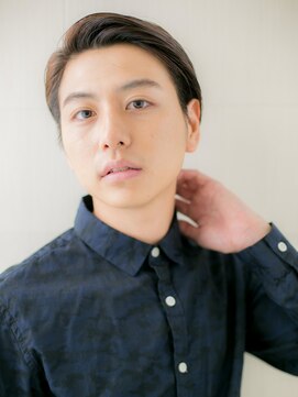 ハンサム クラシック 越谷店(Classic) オールバックツーブロック刈り上げマッシュE越谷20代30代