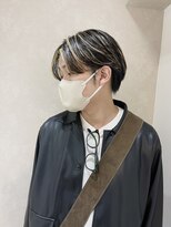 ヘーゼル 博多(HAZEL.)&nbsp;LEN/men's 黒金メッシュ