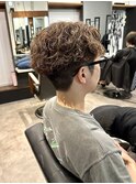 【IRIE HAIR赤坂】センターパートスパイラルパーマ