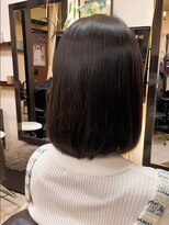美容室 スピリチュアル ハート(SPIRITUAL HEART)&nbsp;手で乾かすだけ♪落ち着いたブラウン系ボブ