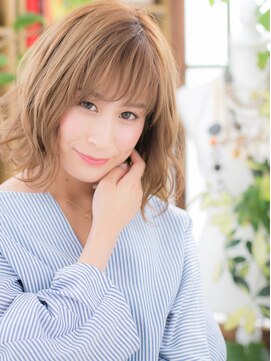 カバーヘア ブリス 戸田公園西口店(COVER HAIR bliss) 大人可愛いゆるふわカール小顔外ハネボブc5戸田公園20代30代40代