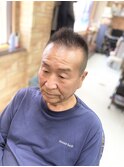 ソフトモヒカンダークグレー    <理容室>/メンズ/バーバー/