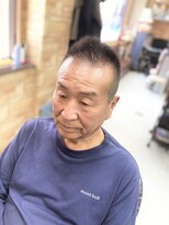 カットハウス パセリ ソフトモヒカンダークグレー    <理容室>/メンズ/バーバー/