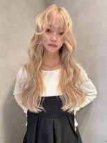 ペレ 梅田(PELE) 前髪/アンブレラカラー/こなれミディ/イメチェン/ウェーブパーマ