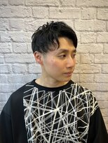 ヘアサロン 銀座マツナガ新宿店(hair salon)&nbsp;王道ツーブロアップバングショートスタイル【新宿/理容室】
