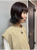暖色カラー_ニュアンスパーマ_ケアパーマ_レイヤーパーマ