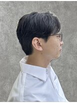 フイ 新宿3丁目(Hui)&nbsp;ハイトーンカラー/マッシュパーマ/アースカラー/men's/