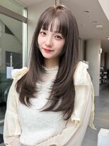 イメチェン前髪小顔ロング_銀座