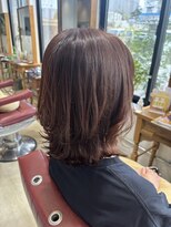 スレッド(SRED)&nbsp;くびれボブ　レイヤーボブ　結べるボブ　イルミナカラー