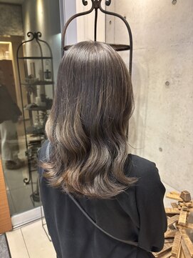 アチーブ ヘア デザイン(achieve hair design) グレージュカラー透明感カラー艶感10代20代30代大人可愛い