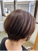 大人可愛いマッシュショートボブウルフカット◎30代40代50代60代