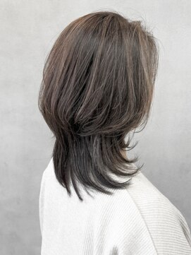 メグロ 相模大野(MEGURO) 白髪ぼかし/ミニウルフ/チェリーブラウン/ホワイトグレージュ73