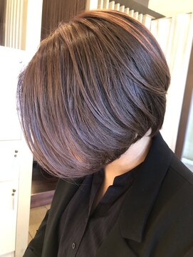 アンジュデメール(Ange'de Mer) ハイライト・ショート・白髪染め・白髪ぼかし・髪質改善