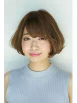 エミル 国分寺(emile)&nbsp;ふんわりカールが大人かわいいひし形ミニマムボブ【国分寺】