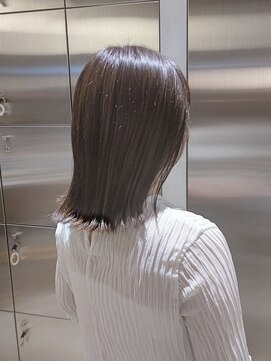 オーガニック リブ 川越(organic+live) 大人美人外ハネボブ春カラーくびれミディアム