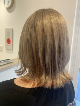 アズールサン 草加西口店(azule-sun) ツートンカラー,インナーカラー,ミルクティー,オレンジ【草加】