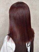 ルノン シェリー(LUNON cheliy)&nbsp;ホワイトグレージュミニウルフチェリーブラウンデジタルパーマ