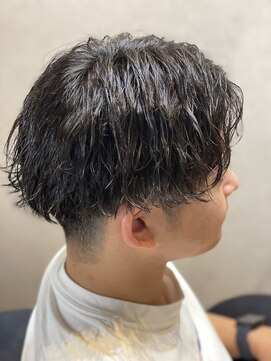 ネウィ 宮崎店(newi) メンズスタイル/メンズパーマ/波巻き/センターパート【AKIO】