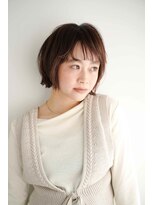 シェル 立川(shell)&nbsp;くびレイヤーエモージュグレージュカラーくびれショート【立川】