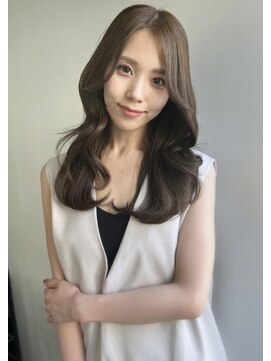 エル セルカ 高田馬場(el CERCA) 韓国レイヤーカット×透明感ブラウンベージュ