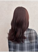 【qumu MARIKO】 チェリーレッドブラウン