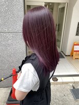 美容師 久保浦 高彩度カラーリング