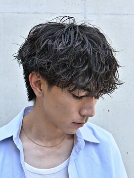 フィフスパーク(fifth PARK) 渋谷大人男子緩めツイストスパイラルパーマメンズマッシュ30代