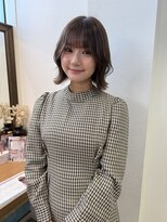 ロンドアベニール 北千住(Lond avenir)&nbsp;暗めカラー/ボブ顔周り/前髪/レイヤー/髪質改善/縮毛矯正/北千住