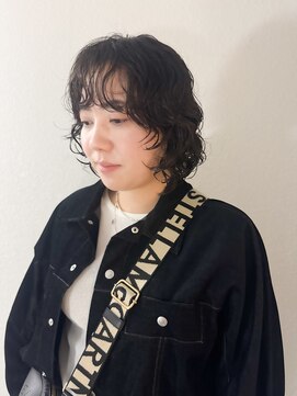 クーナバイトマト 横浜(Cuna by TOMTO) 【MISATO】ショートボブ_ウルフパーマ