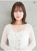 ★大人可愛い20代30代40代大人薄めバンク前髪くびレイヤー