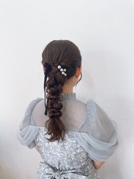 ヘアビジュー(hair bijou) 編みおろし